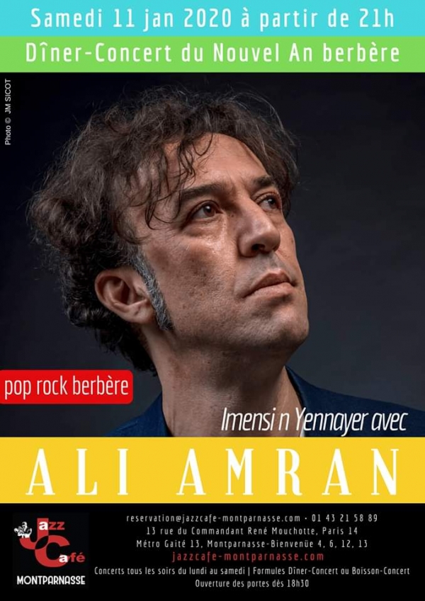Ali Amran au Jazz Café Montparnasse pour Yennayer 2970