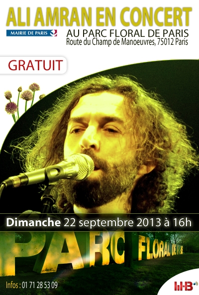 Ali Amran en concert gratuit à Paris