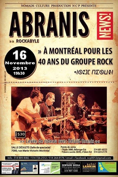 Les ABRANIS en concert à Montréal