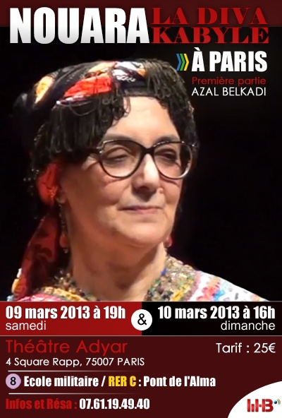 Nouara, la Diva Kabyle à Paris