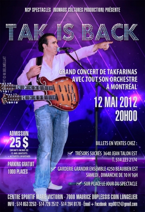 Takfarinas en concert à Montréal