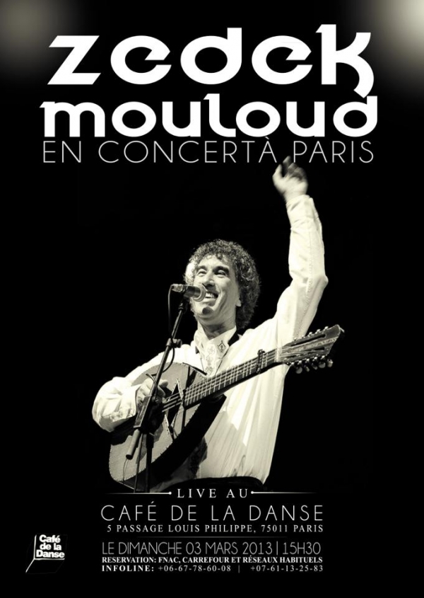 Zedek Mouloud en concert à Paris