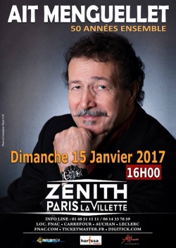 Aït Menguellet au Zénith de Paris : 50 années ensemble
