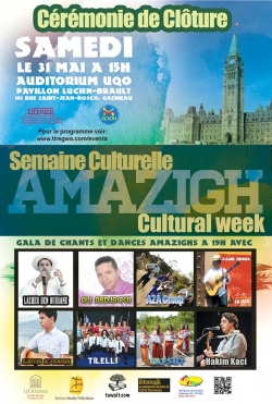 Clôture de la Semaine Culturelle  Amazigh au Gatineau - Canada
