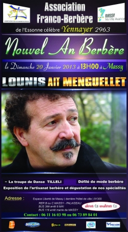 Lounis Ait Menguellet à Massy pour le nouvel an berbère 2963