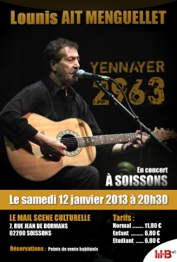 Lounis Ait Menguellet à Soissons  pour yennayer  2963