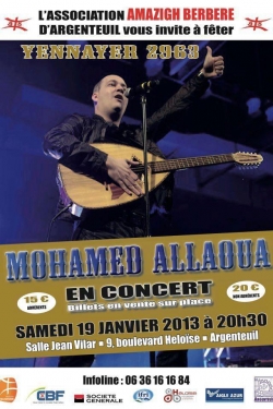 Mohamed Allaoua à Argenteuil pour Yennayer 2963