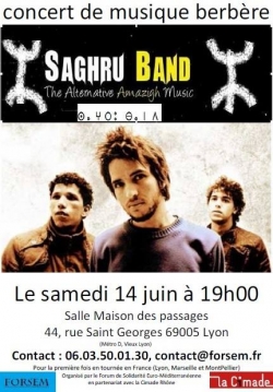 Saghru Band en concert à Lyon