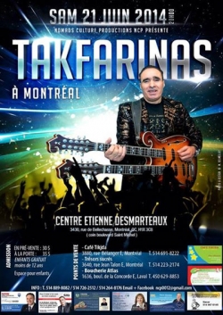 Takfarinas en concert à Montréal